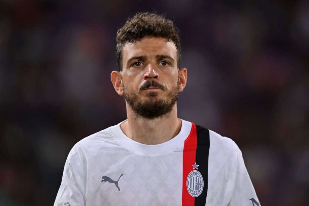 Alessandro Florenzi AC Milan Bologna-Milan 0-2 Serie A 2023-2024