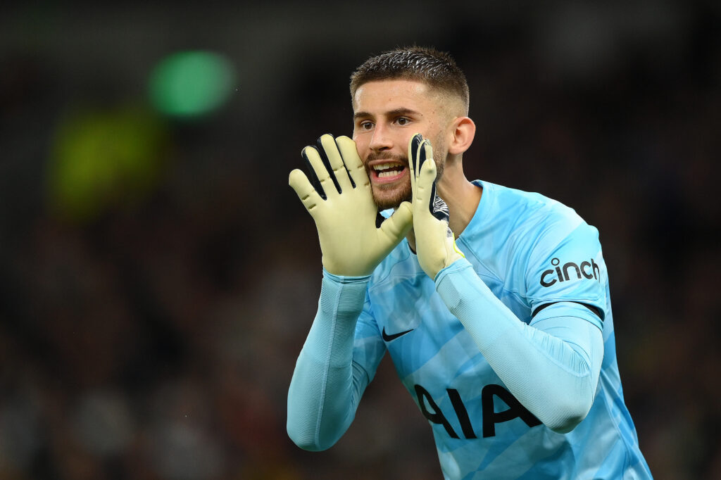 Vicario Tottenham intervista