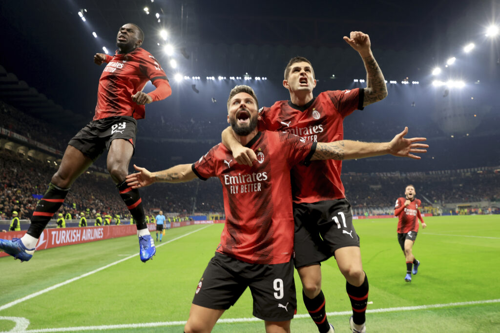 Giroud AC Milan Milan-PSG Champions League 2023-2024
