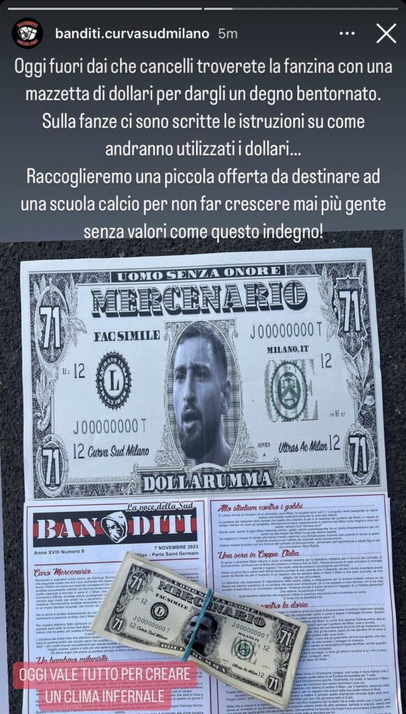 Donnarumma accoglienza
