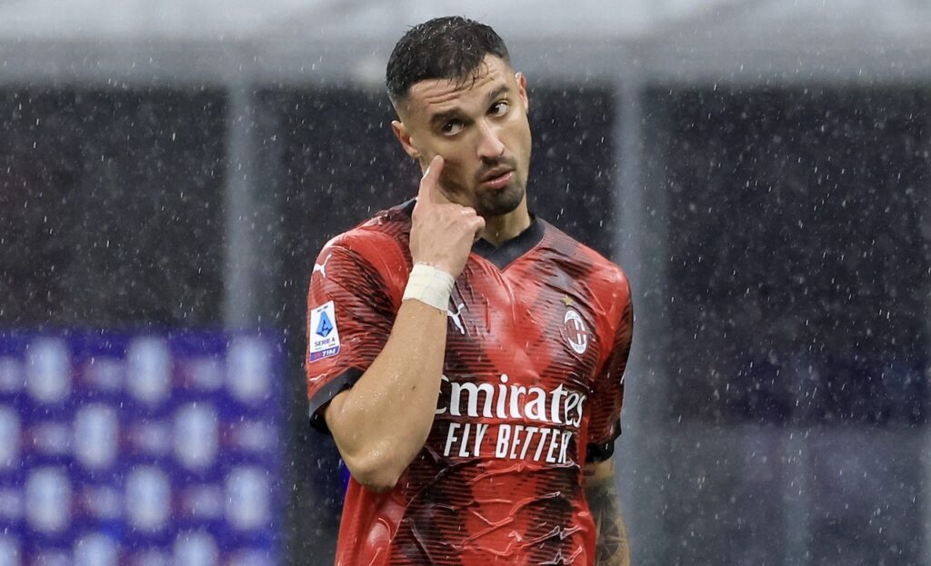 Rade Krunic AC Milan Milan-Udinese 0-1 Serie A 2023-2024