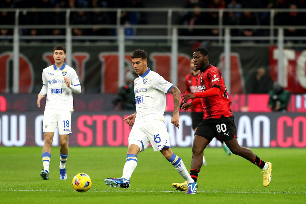 Yunus Musah AC Milan Milan-Frosinone 3-1 Serie A 2023-2024