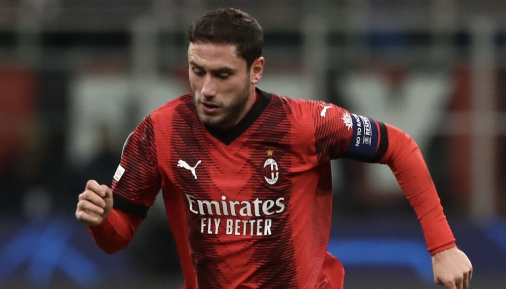 Davide Calabria AC Milan Milan-Borussia Dortmund 1-3 Champions League 2023-2024