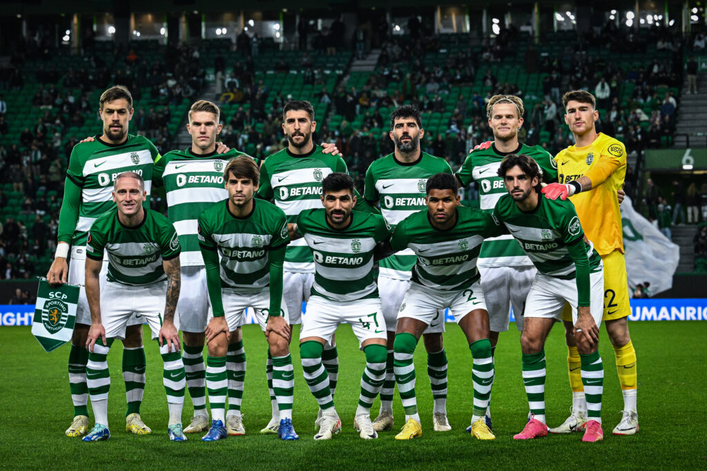 Lo Sporting Lisbona, possibile avversario del Milan in Europa League (getty images)