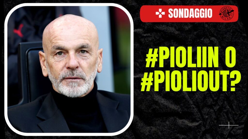 Stefano Pioli, allenatore del Milan - PianetaMilan.it Sondaggio