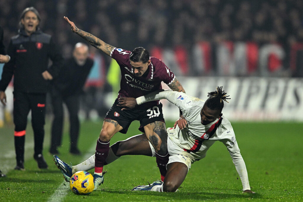 Rafael Leao AC Milan Salernitana-Milan 2-2 Serie A 2023-2024