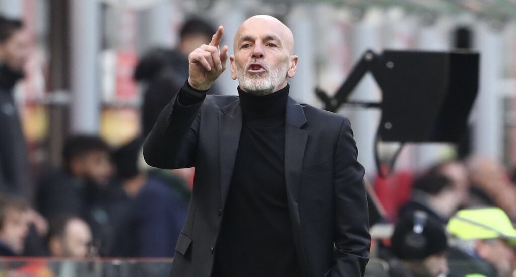Stefano Pioli AC Milan Milan-Sassuolo 1-0 Serie A 2023-2024