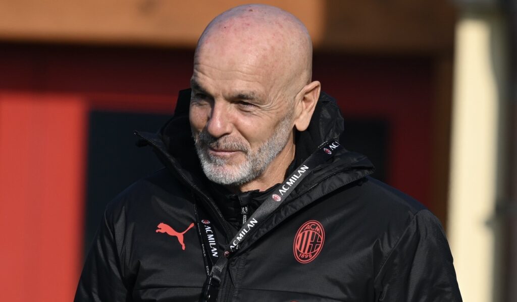 Stefano Pioli AC Milan allenamento Milanello