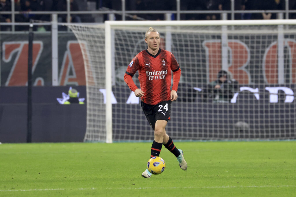 Kjaer AC Milan Milan-Monza 3-0 Serie A 2023-2024