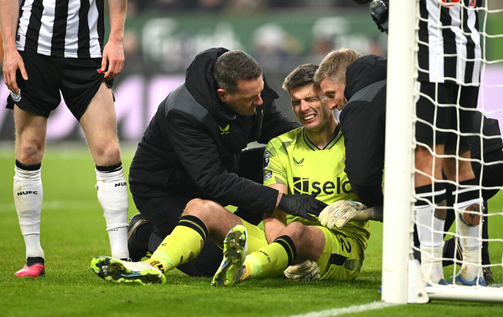 infortunio Nick Pope Newcastle