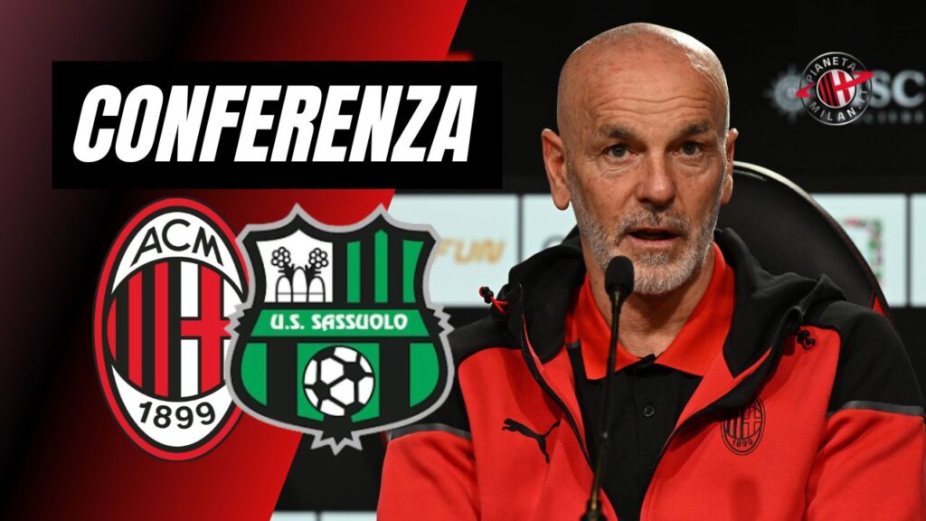Conferenza Stampa Stefano Pioli Milan-Sassuolo Serie A 2023-2024