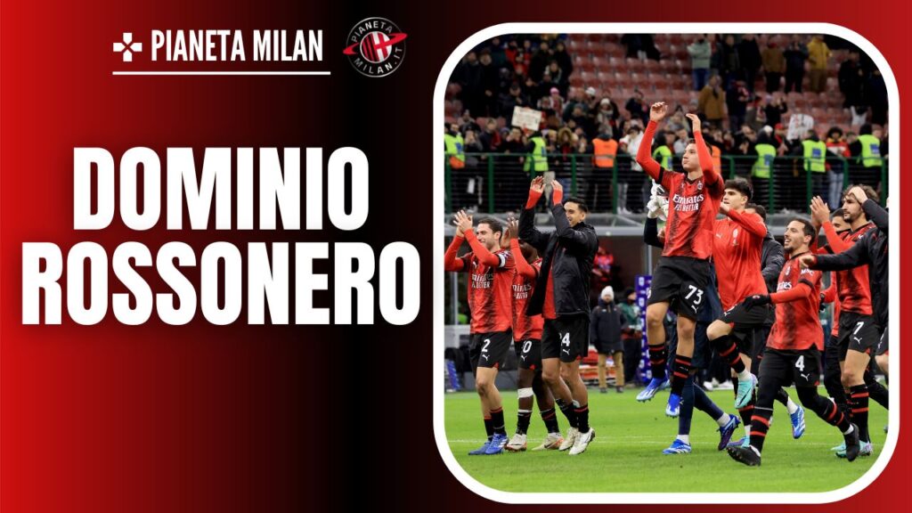 Giocatori del Milan che esultano 03/12/2023 PianetaMilan.it
