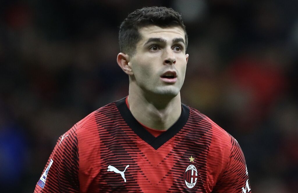 Christian Pulisic AC Milan Milan-Frosinone 3-1 Serie A 2023-2024