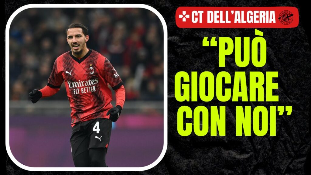Bennacer AC Milan Milan-Sassuolo 1-0 Serie A 2023-2024 Algeria