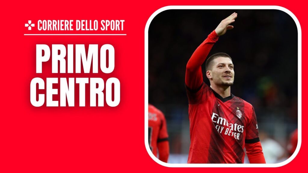 Luka Jovic AC Milan Milan-Frosinone 3-1 Serie A 2023-2024