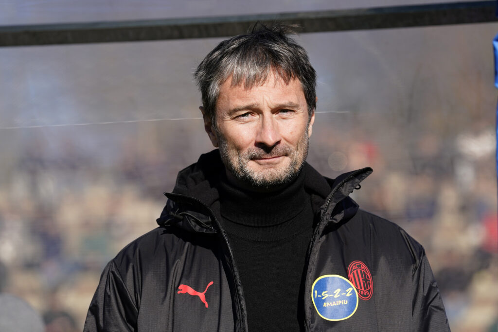 Davide Corti, allenatore del Milan Femminile (getty images)