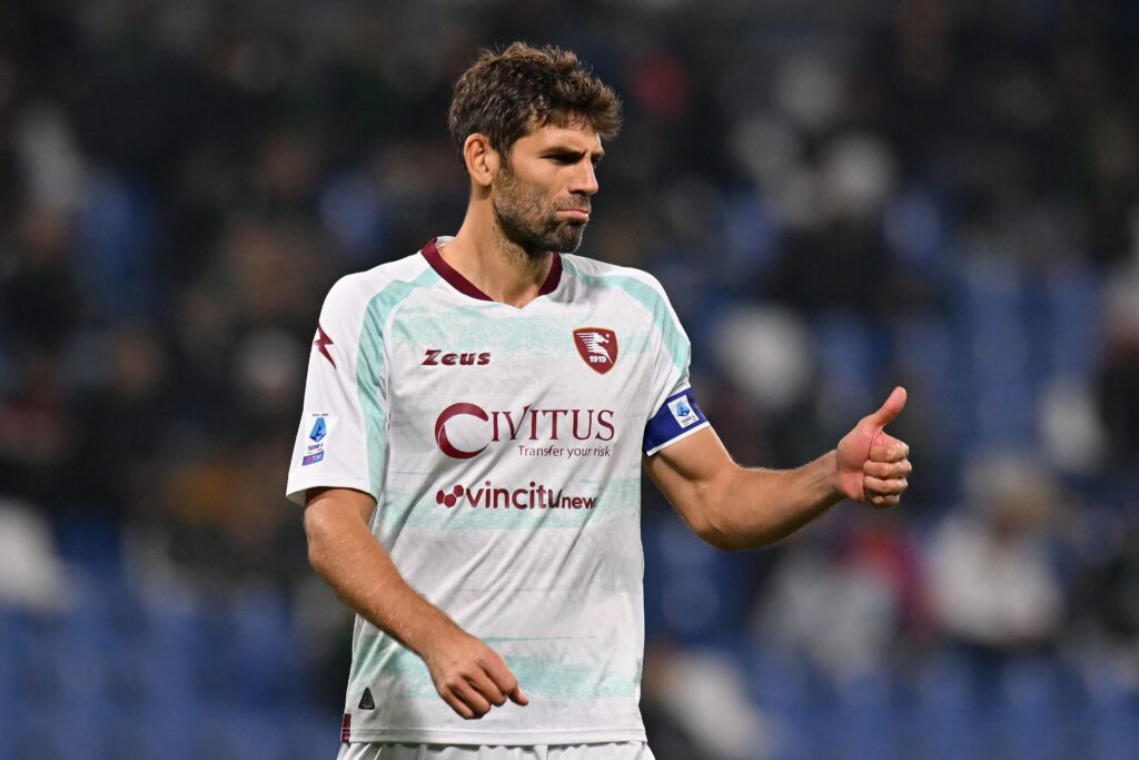 Federico Fazio, giocatore della Salernitana