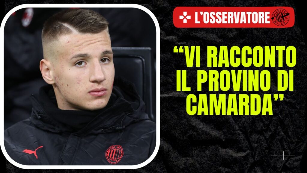 Francesco Camarda AC Milan Milan-Fiorentina 1-0 Serie A 2023-2024