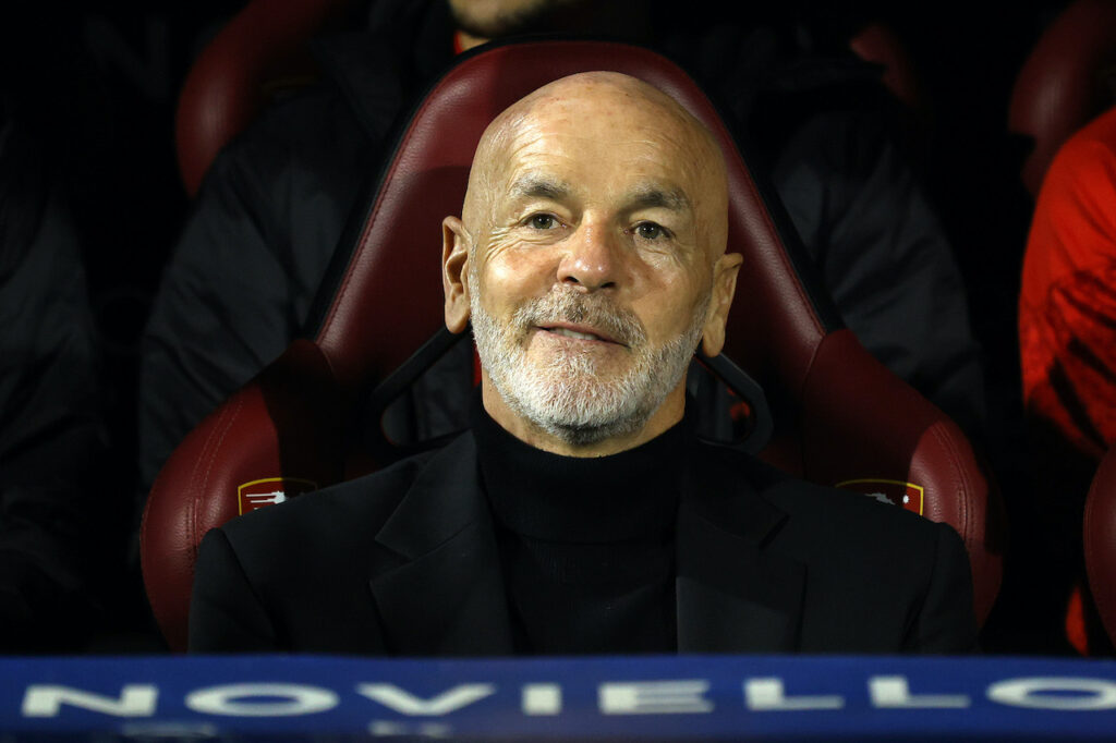 Stefano Pioli AC Milan Salernitana-Milan 2-2 Serie A 2023-2024