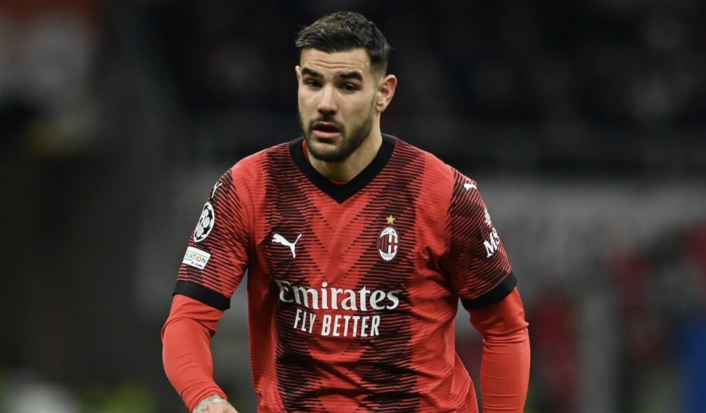 Theo Hernández AC Milan Milan-Borussia Dortmund 1-3 Champions League 2023-2024