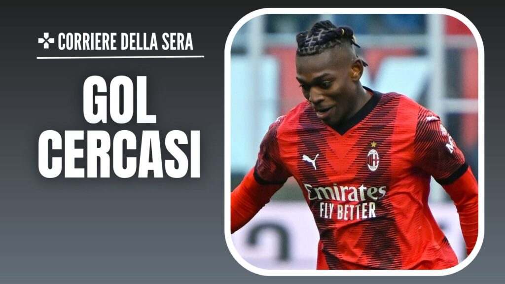 Milan-Sassuolo Serie A 2023-2024 Rafael Leao