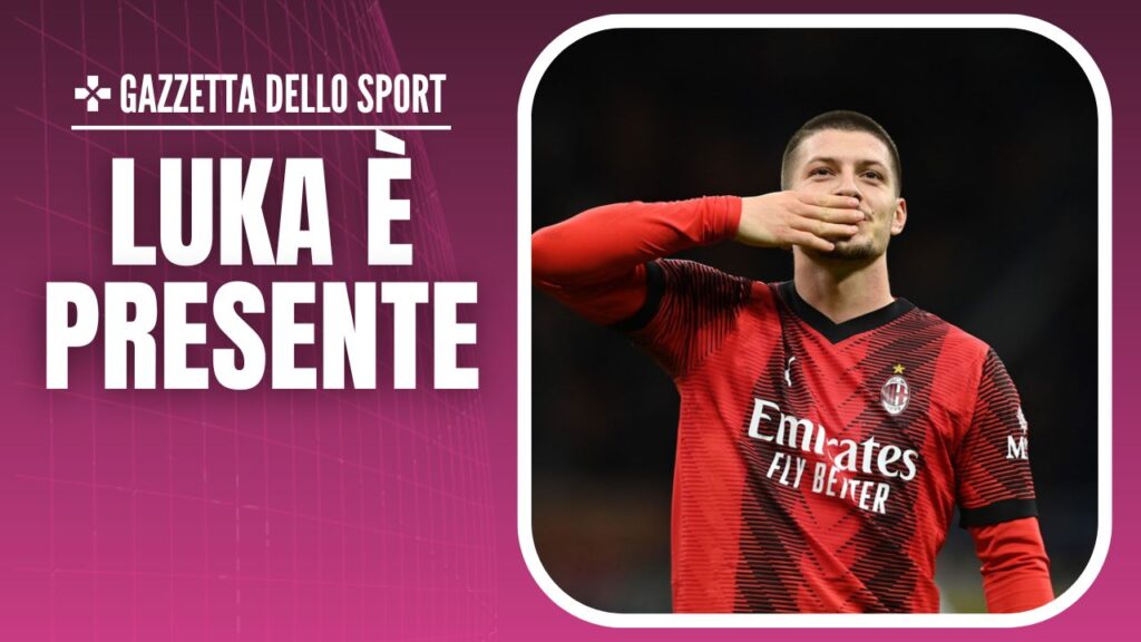 Milan-Sassuolo Serie A 2023-2024 Jovic