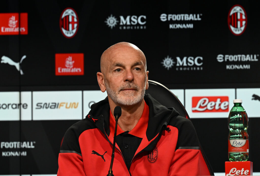 Stefano Pioli AC Milan conferenza stampa Milanello