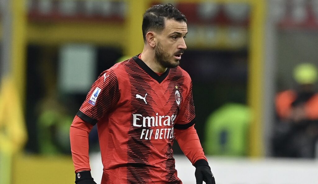 Alessandro Florenzi AC Milan Milan-Fiorentina 1-0 Serie A 2023-2024