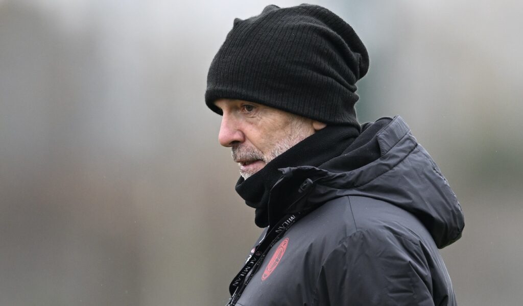 Stefano Pioli AC Milan allenamento Milanello