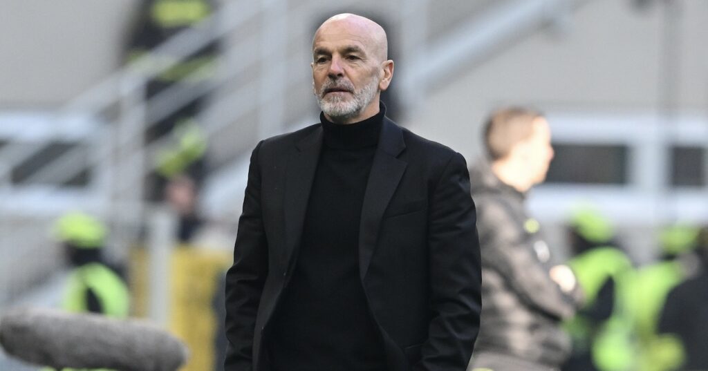 Stefano Pioli AC Milan Milan-Monza 3-0 Serie A 2023-2024