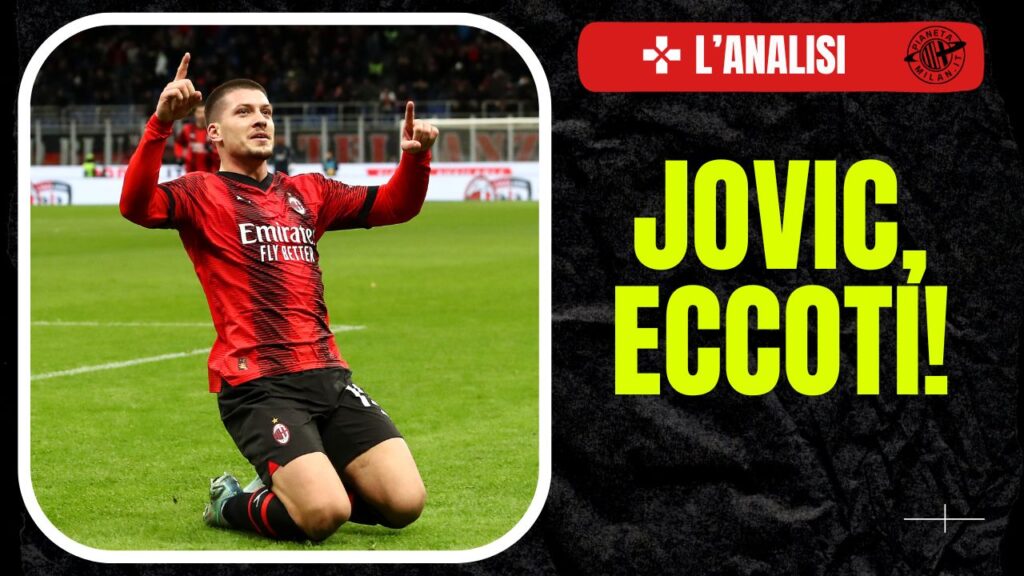 Luka Jovic AC Milan Milan-Frosinone 3-1 Serie A 2023-2024