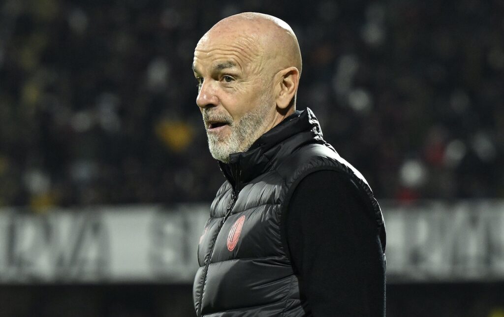 Stefano Pioli AC Milan Salernitana-Milan 2-2 Serie A 2023-2024
