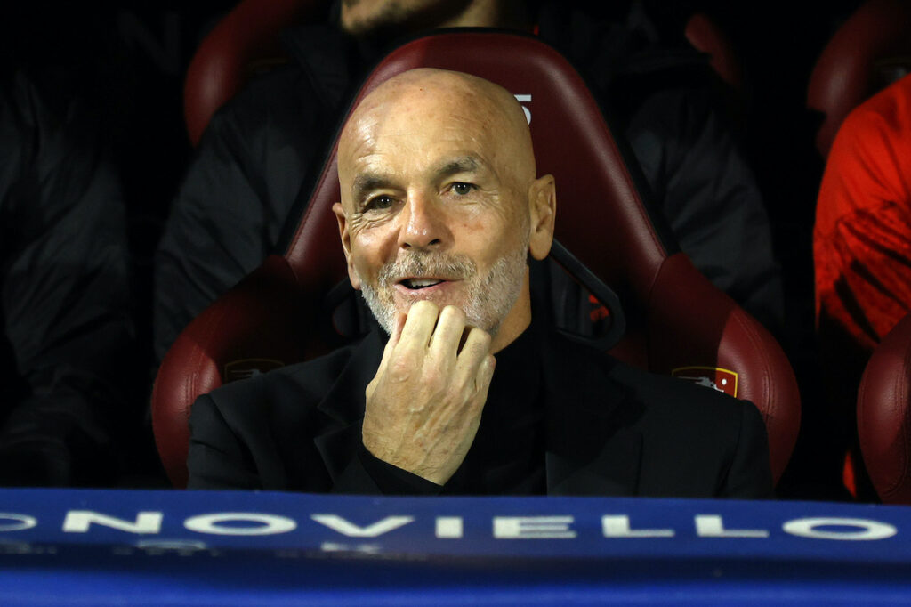Stefano Pioli AC Milan Salernitana-Milan 2-2 Serie A 2023-2024