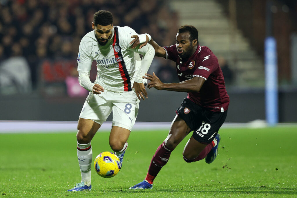 Ruben Loftus-Cheek AC Milan Salernitana-Milan 2-2 Serie A 2023-2024