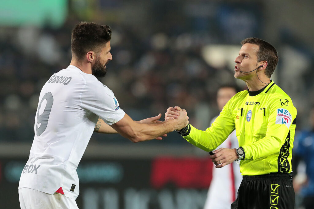 Giroud La Penna Atalanta-Milan 3-2 Serie A 2023-2024