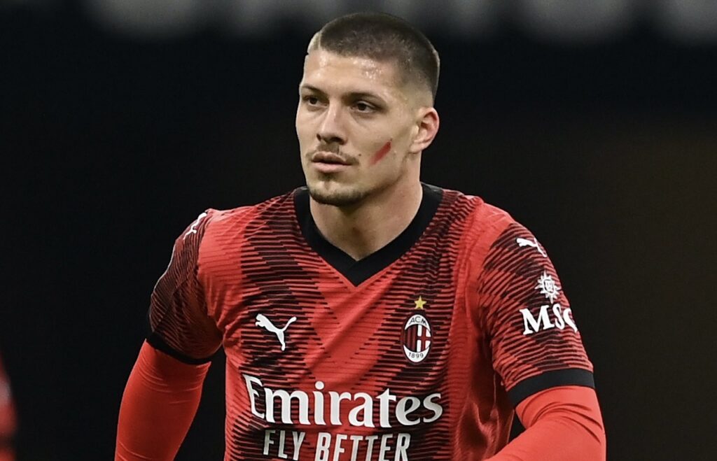 Luka Jovic AC Milan Milan-Fiorentina 1-0 Serie A 2023-2024