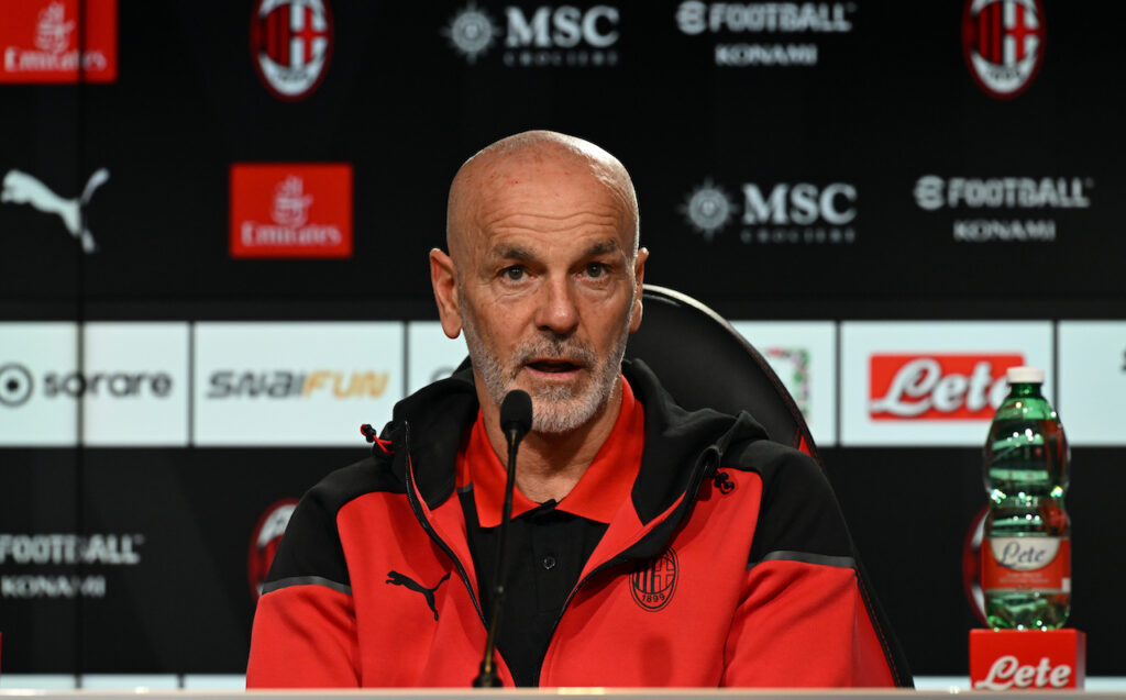 Stefano Pioli AC Milan conferenza stampa Milanello