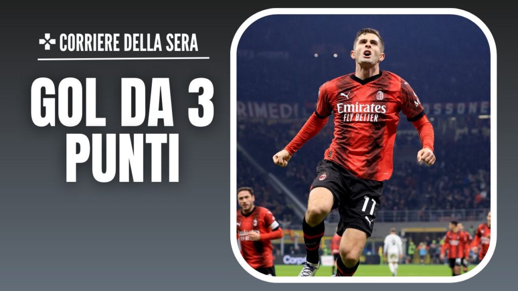 esultanza Christian Pulisic AC Milan Milan-Sassuolo 1-0 Serie A 2023-2024