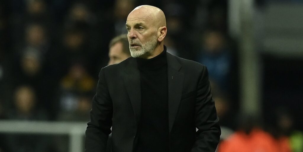 Stefano Pioli AC Milan Newcastle-Milan 1-2 Champions League 2023-2024