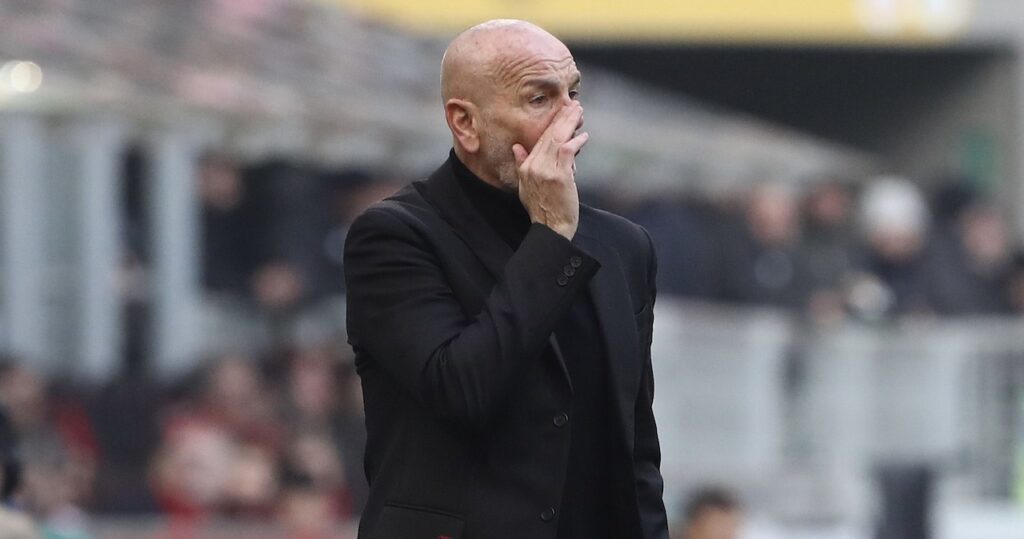 Stefano Pioli AC Milan Milan-Monza 3-0 Serie A 2023-2024