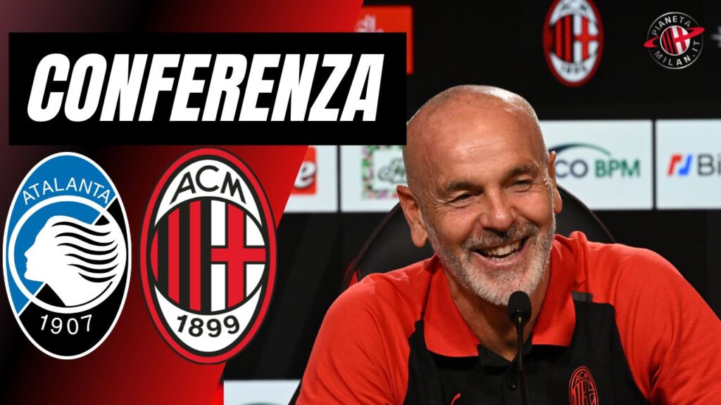 Conferenza Stampa Stefano Pioli AC Milan Atalanta-Milan Serie A 2023-2024
