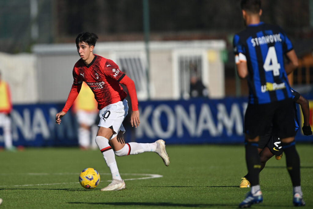 Hugo Cuenca, giocatore del Milan Primavera
