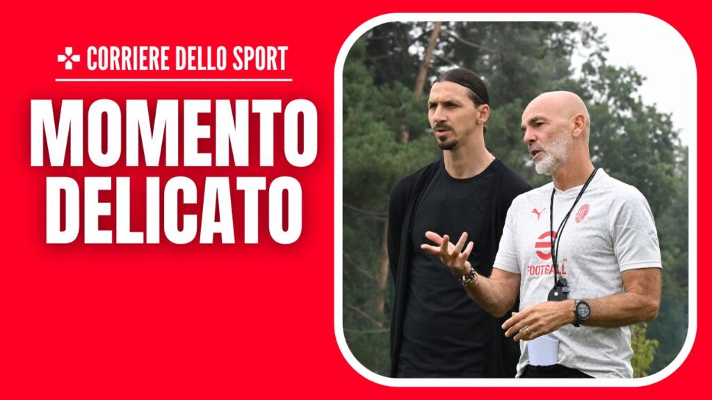 Ibrahimovic Pioli AC Milan allenamento Milan Milanello