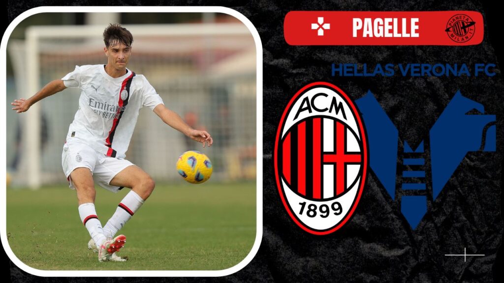 Pietro Parmiggiani, calciatore del Milan Primavera (getty images)