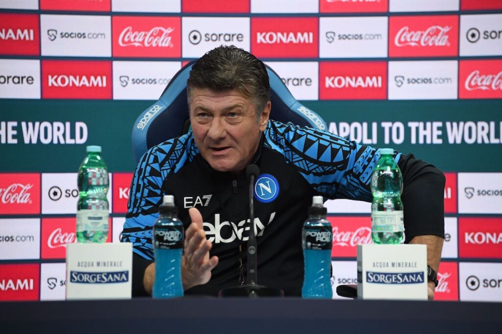 Walter Mazzarri Napoli conferenza stampa