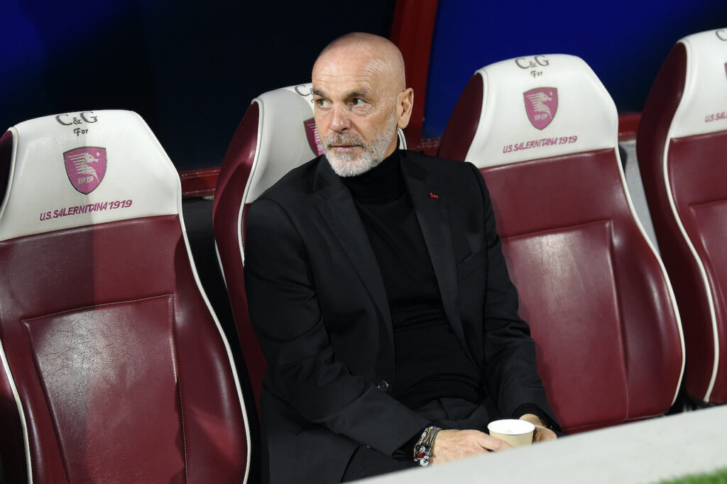 Stefano Pioli AC Milan Salernitana-Milan 2-2 Serie A 2021-2022