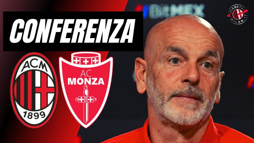 Conferenza Stampa Stefano Pioli AC Milan Milan-Monza Serie A 2023-2024