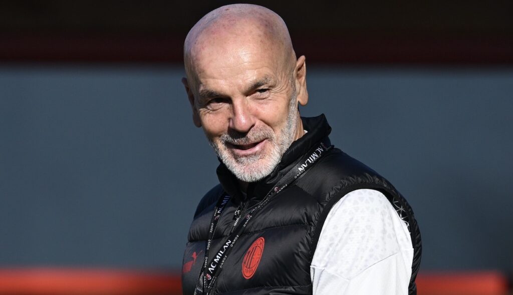 Stefano Pioli AC Milan allenamento Milanello