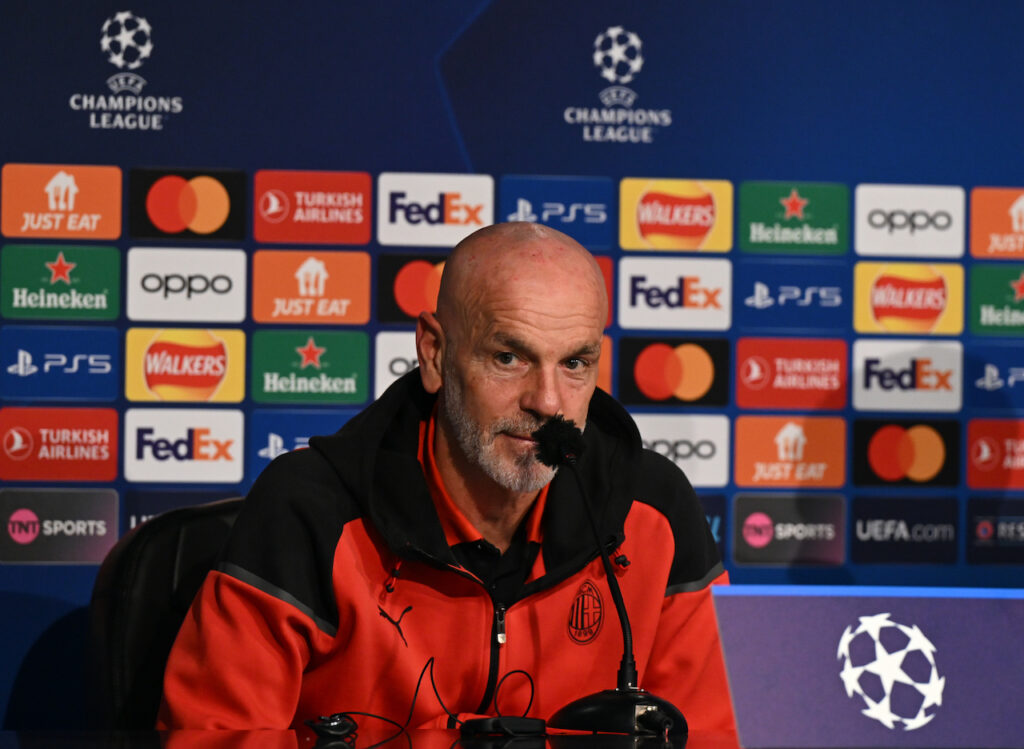 Stefano Pioli AC Milan conferenza stampa Champions League