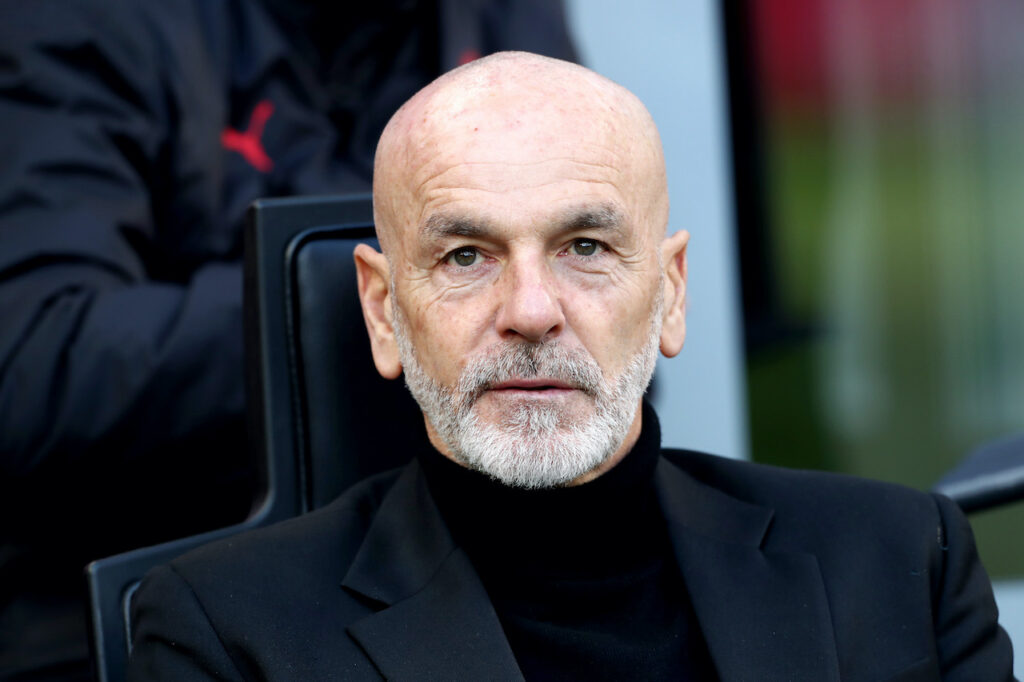 Stefano Pioli AC Milan Milan-Monza 3-0 Serie A 2023-2024